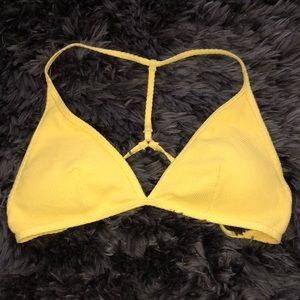 Abercrombie Yellow Triangle Bikini Top
